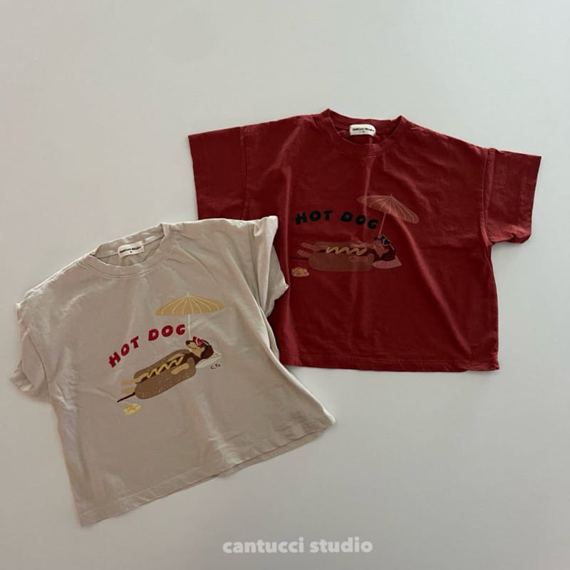 Cantucci Studio - Korean Children Fashion - #childofig - Hot Dog Tee With  Mom - 3