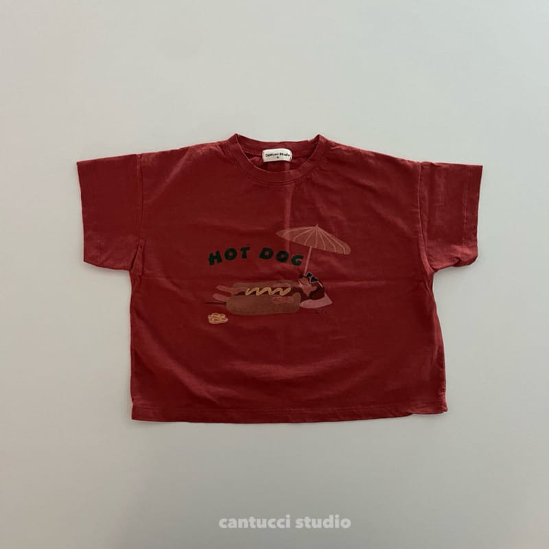 Cantucci Studio - Korean Children Fashion - #designkidswear - Hot Dog Tee With  Mom - 6