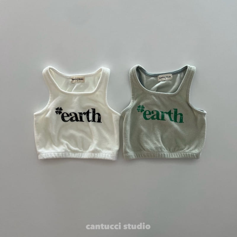 Cantucci Studio - Korean Children Fashion - #magicofchildhood - Earth Terry Crop Tee - 2