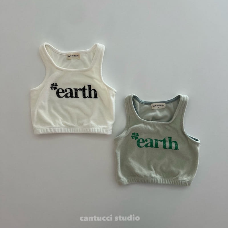 Cantucci Studio - Korean Children Fashion - #minifashionista - Earth Terry Crop Tee - 3