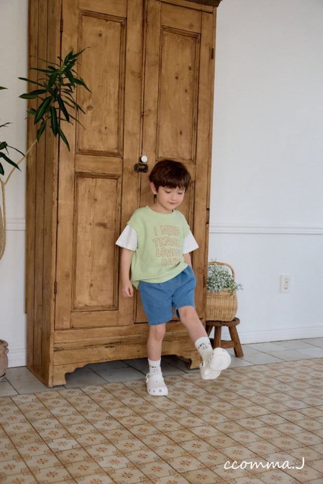 Ccommaj - Korean Children Fashion - #Kfashion4kids - Wintuck Denim Shorts - 8