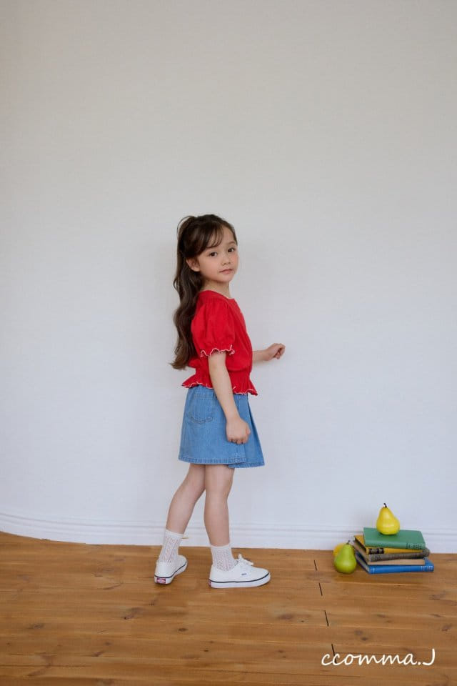 Ccommaj - Korean Children Fashion - #discoveringself - Summer Pleats Denim  - 9