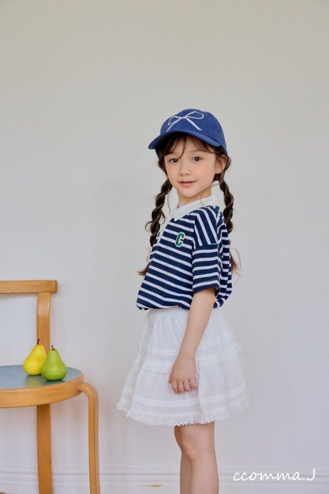 Ccommaj - Korean Children Fashion - #kidzfashiontrend - Standard Collar Tee - 10