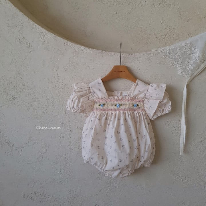 Choucream - Korean Baby Fashion - #babyboutique - Rose Smoke Body Suit - 5