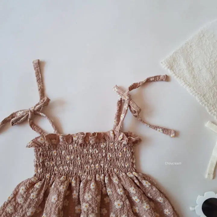 Choucream - Korean Baby Fashion - #babyboutique - Smoke Flower Body Suit - 7