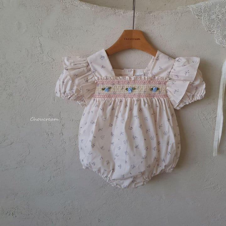 Choucream - Korean Baby Fashion - #babyboutiqueclothing - Rose Smoke Body Suit - 6