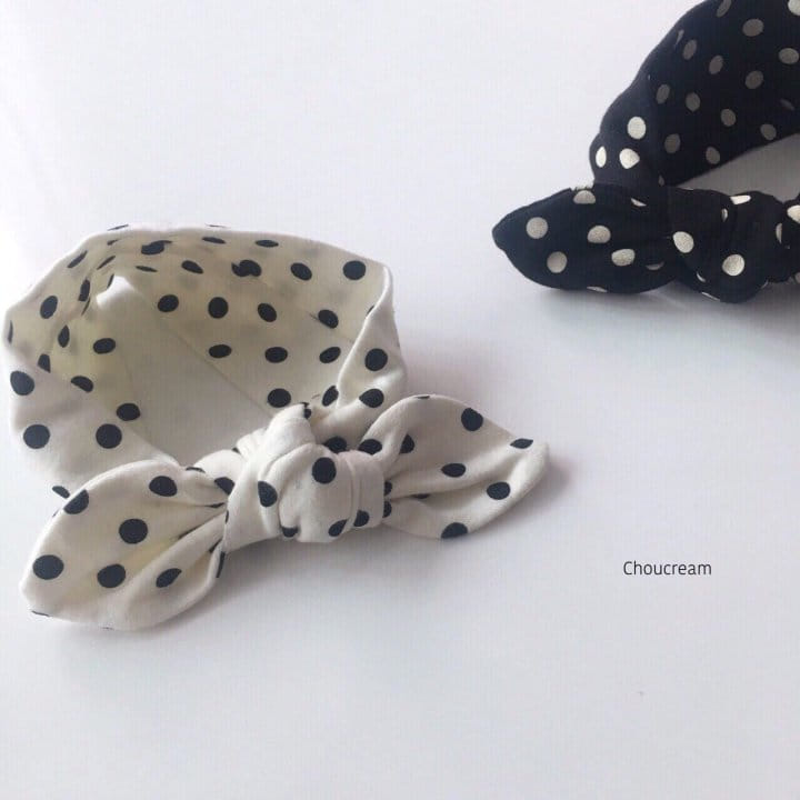 Choucream - Korean Baby Fashion - #babyboutiqueclothing - Dot Hair Band - 3