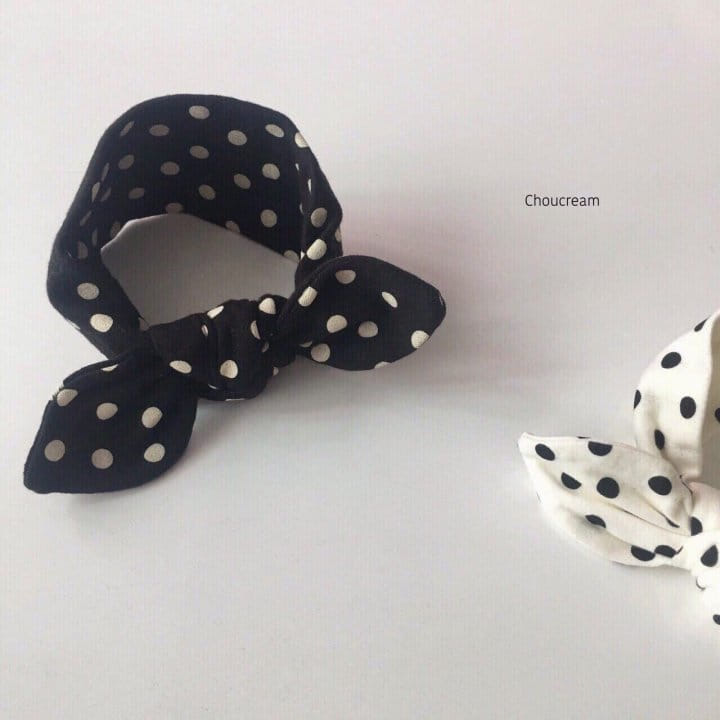 Choucream - Korean Baby Fashion - #babyfashion - Dot Hair Band - 5