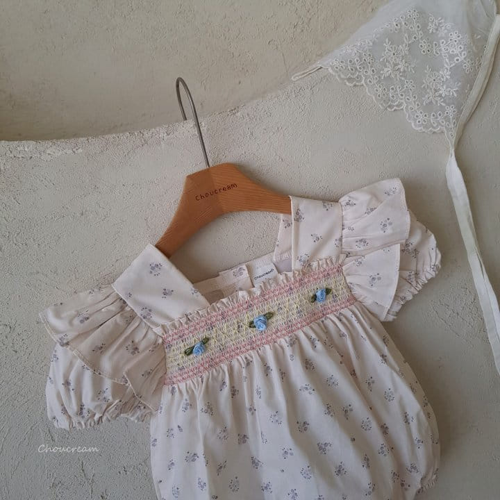 Choucream - Korean Baby Fashion - #babyfever - Rose Smoke Body Suit - 9