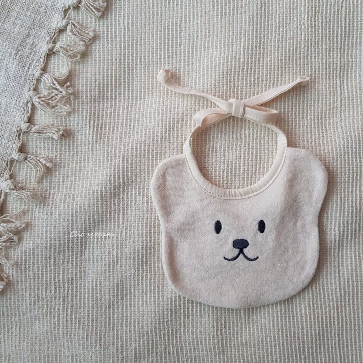 Choucream - Korean Baby Fashion - #babygirlfashion - Baby Bear Bib - 2