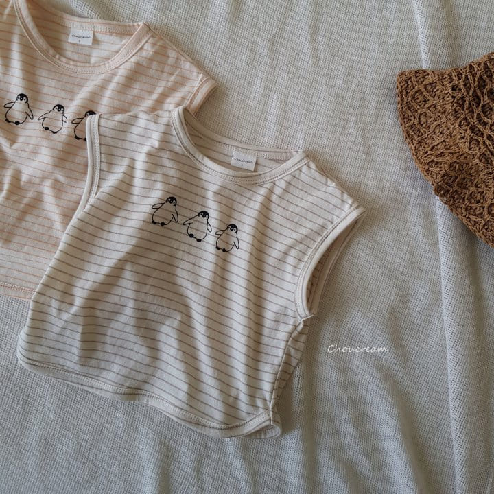 Choucream - Korean Baby Fashion - #babyoninstagram - Penguin Top Bottom Set - 8