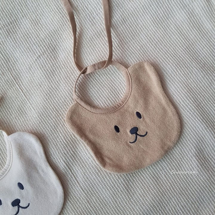 Choucream - Korean Baby Fashion - #babyootd - Baby Bear Bib - 5