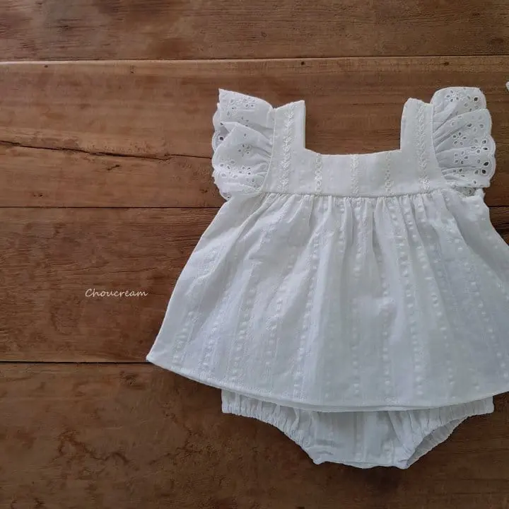 Choucream - Korean Baby Fashion - #babyootd - Humming Frill Top Bottom Set - 7