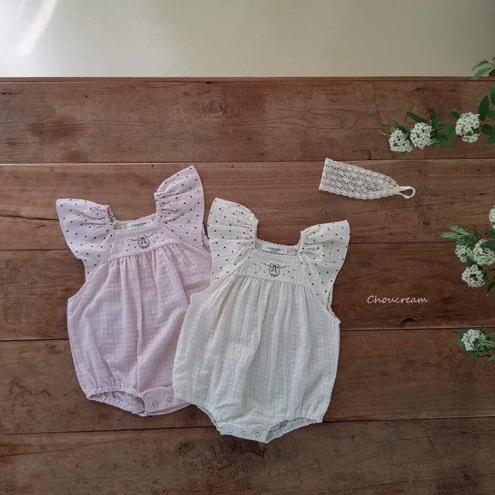 Choucream - Korean Baby Fashion - #babyoutfit - Girl Sensitivity Body Suit - 2