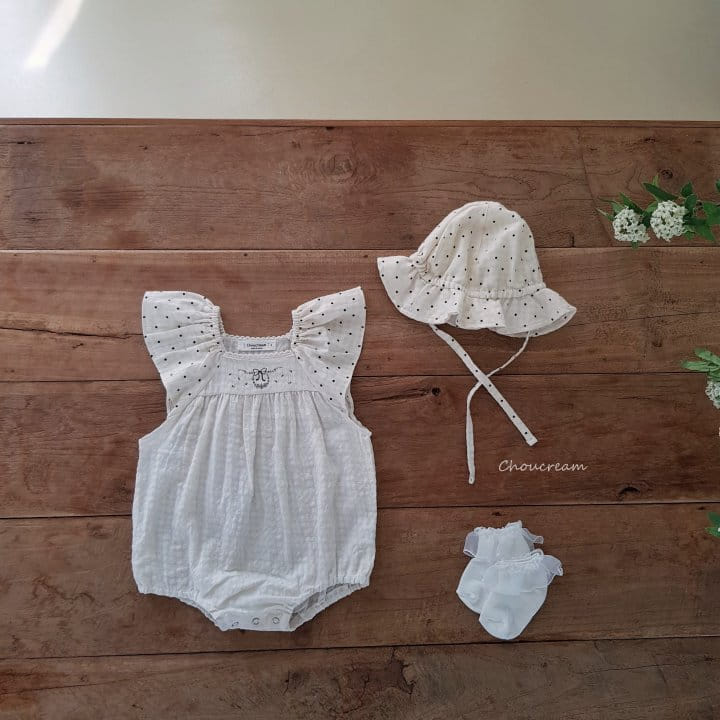 Choucream - Korean Baby Fashion - #babyoutfit - Girl Sensitivity Body Suit - 3