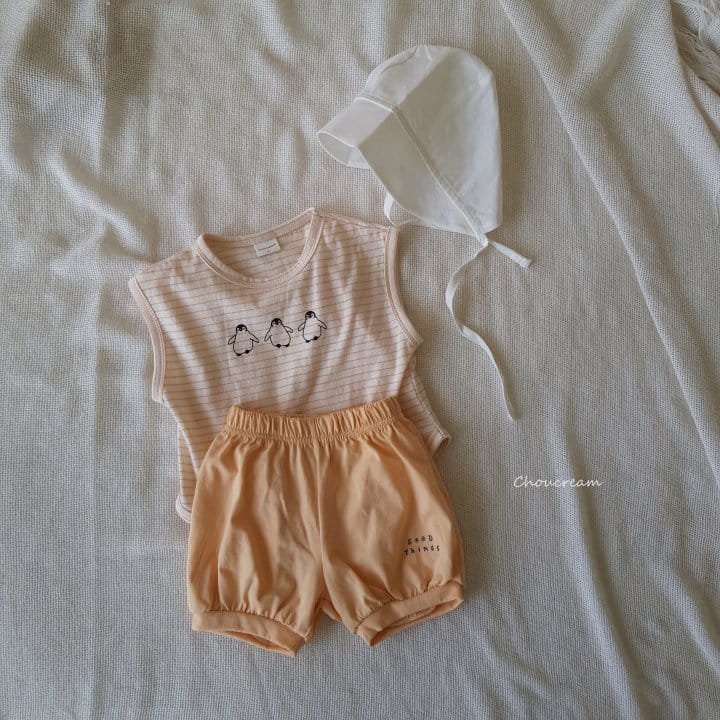 Choucream - Korean Baby Fashion - #babyoutfit - Penguin Top Bottom Set - 11