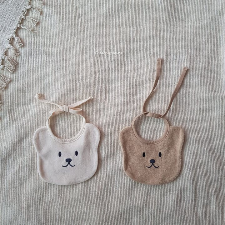 Choucream - Korean Baby Fashion - #babyoutfit - Baby Bear Bib - 7