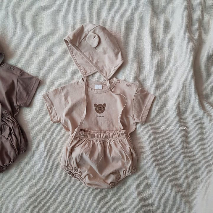 Choucream - Korean Baby Fashion - #babyoutfit - Bear Bloomers - 5