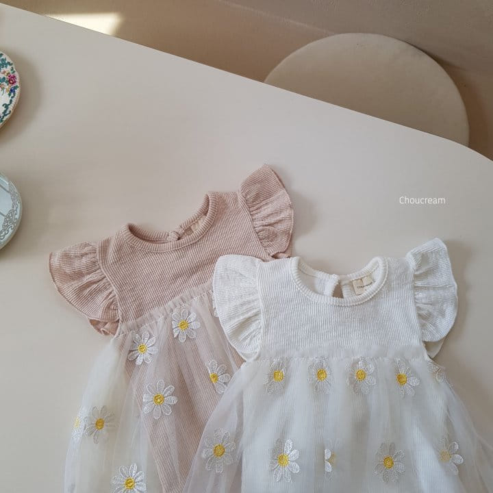 Choucream - Korean Baby Fashion - #babyoutfit - Daisy Body Suit