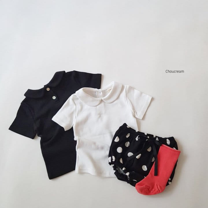 Choucream - Korean Baby Fashion - #babyoutfit - Bebe Collar Tee