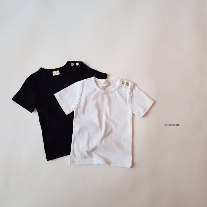 Choucream - Korean Baby Fashion - #babyoutfit - Bebe Basic Tee