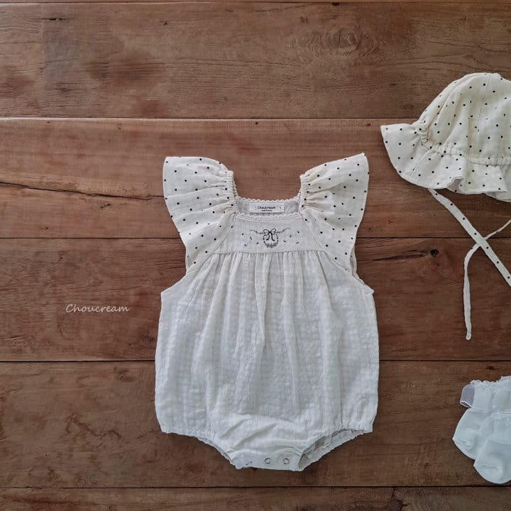 Choucream - Korean Baby Fashion - #babyoutfit - Girl Sensitivity Body Suit - 4