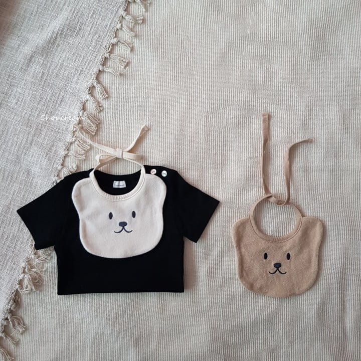 Choucream - Korean Baby Fashion - #babywear - Baby Bear Bib - 8