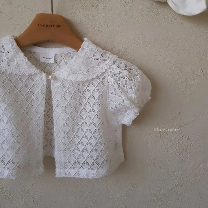 Choucream - Korean Baby Fashion - #onlinebabyboutique - Lala Lace Cardigan - 3