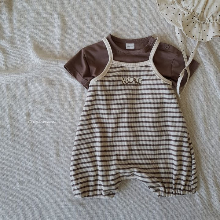 Choucream - Korean Baby Fashion - #onlinebabyboutique - ST Waffle  Body Suit - 10