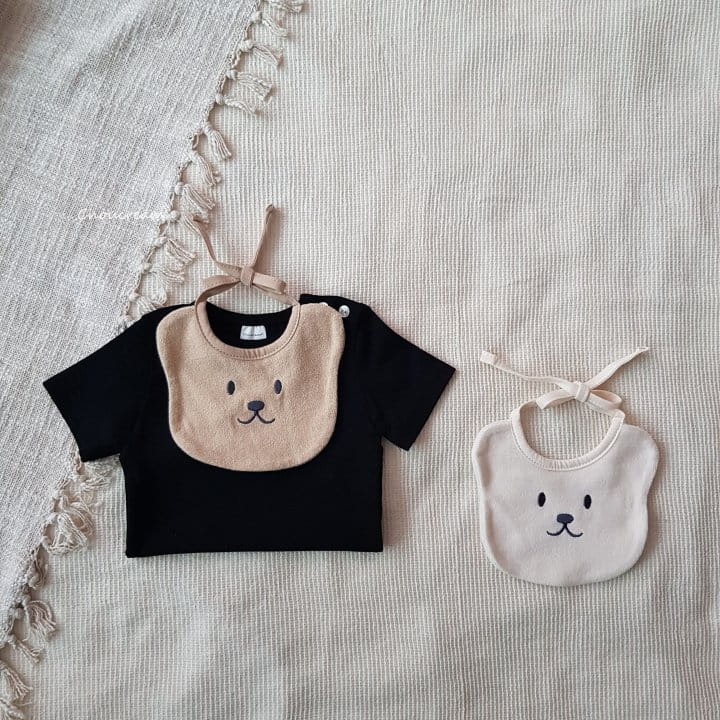 Choucream - Korean Baby Fashion - #onlinebabyboutique - Baby Bear Bib - 9