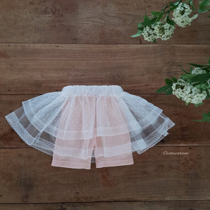 Choucream - Korean Baby Fashion - #onlinebabyboutique - Kan Kan Lace Skirt - 7