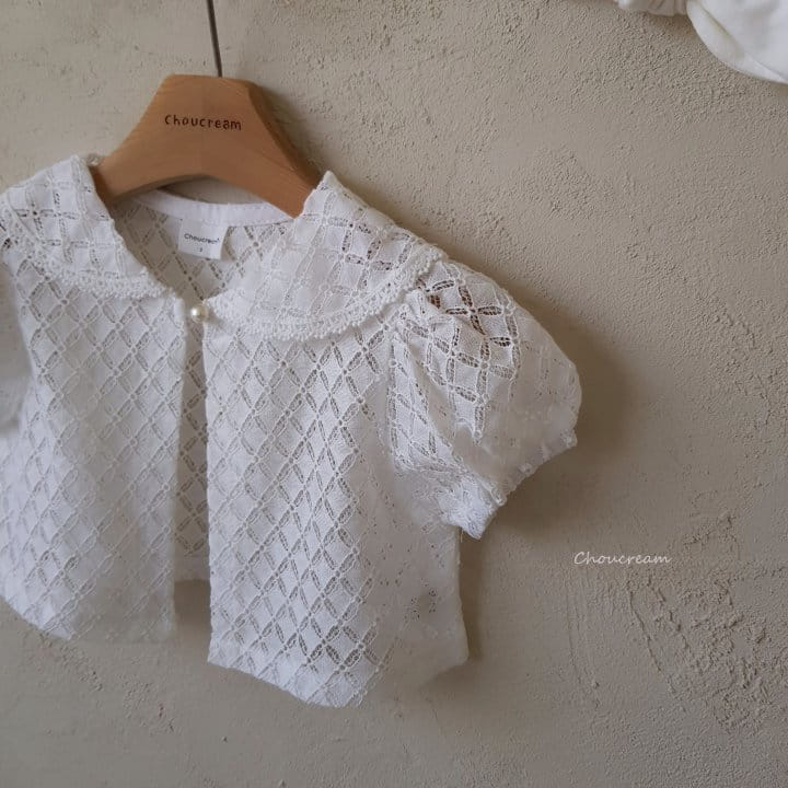 Choucream - Korean Baby Fashion - #onlinebabyboutique - Lala Lace Cardigan - 4