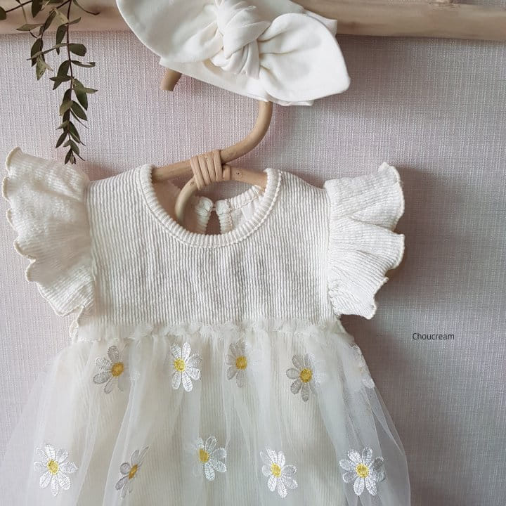 Choucream - Korean Baby Fashion - #onlinebabyshop - Daisy Body Suit - 5