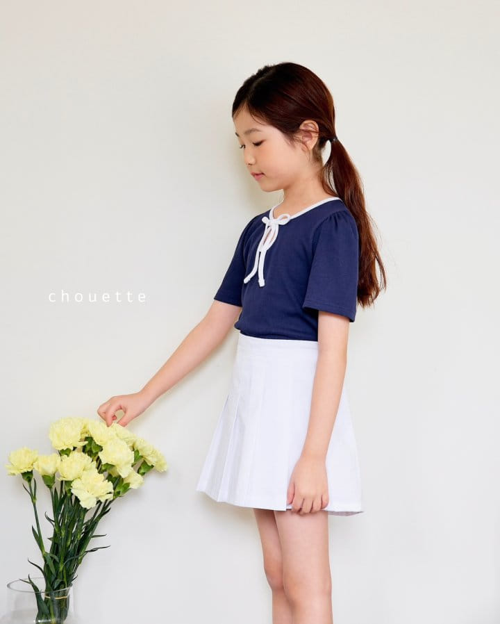 Chouette - Korean Children Fashion - #childofig - Ribbon Puff Tee - 10