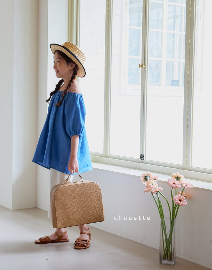 Chouette - Korean Children Fashion - #kidzfashiontrend - Ann Ribbon Long Blouse - 2