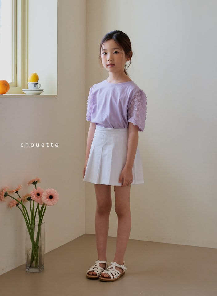Chouette - Korean Children Fashion - #magicofchildhood - Lavender Puff Tee - 3