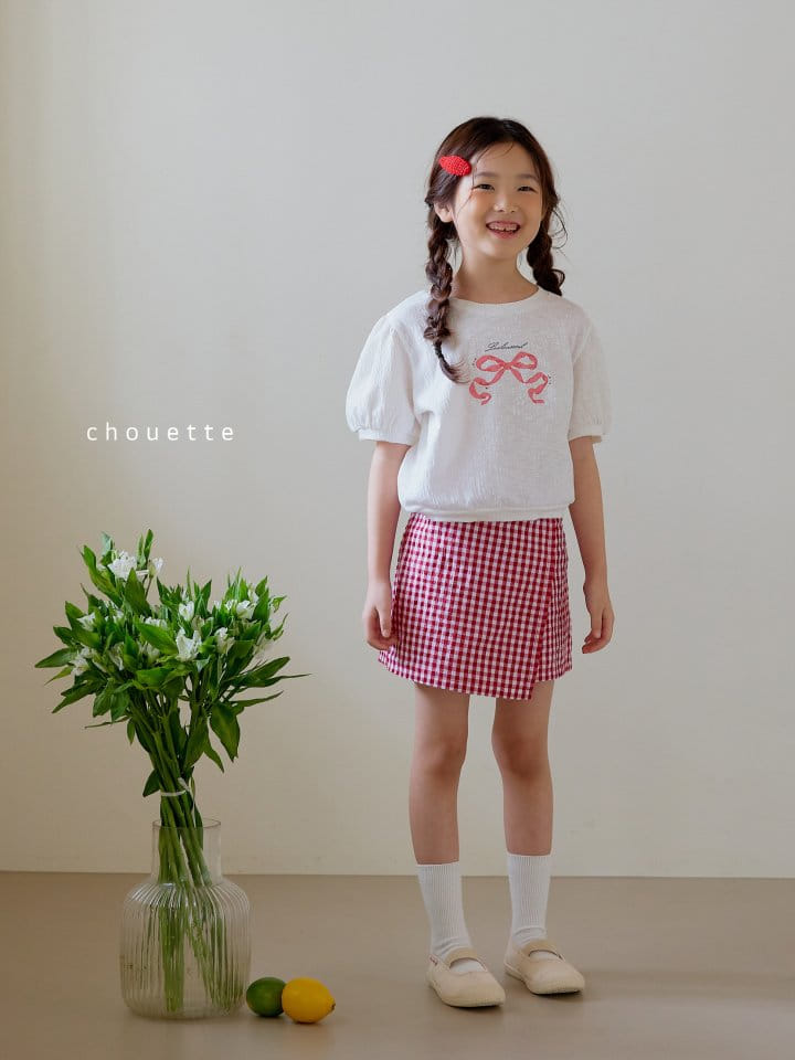 Chouette - Korean Children Fashion - #minifashionista - Lulu Ribbon Tee - 3