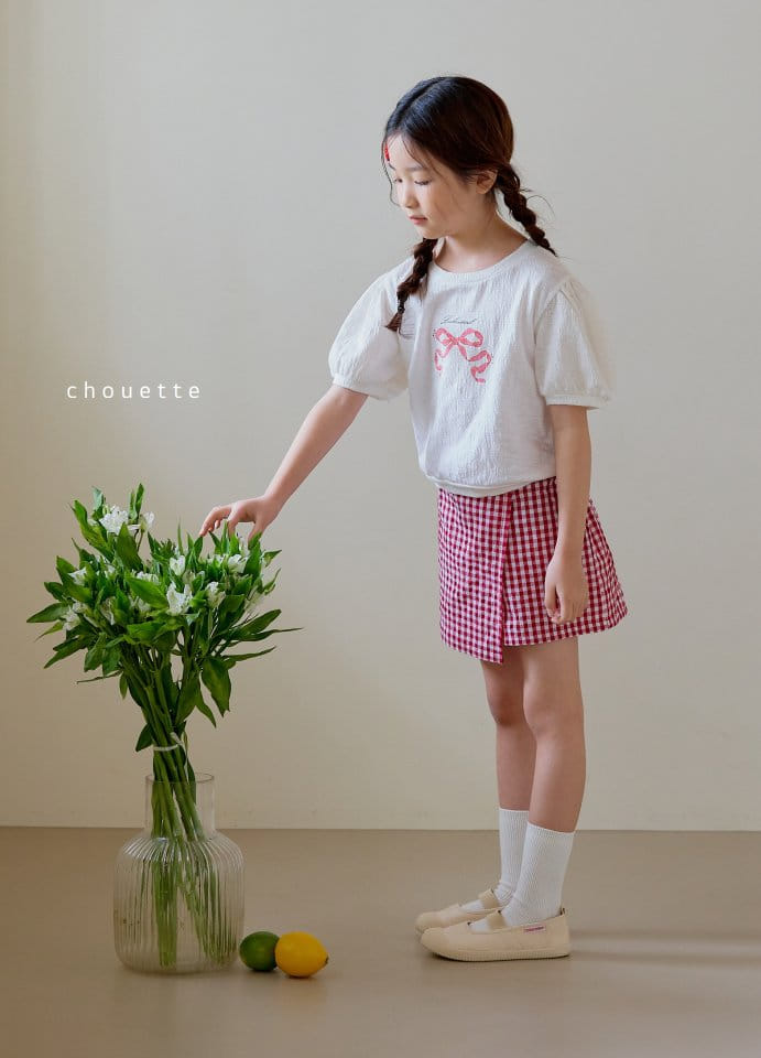 Chouette - Korean Children Fashion - #minifashionista - Lulu Ribbon Tee - 4