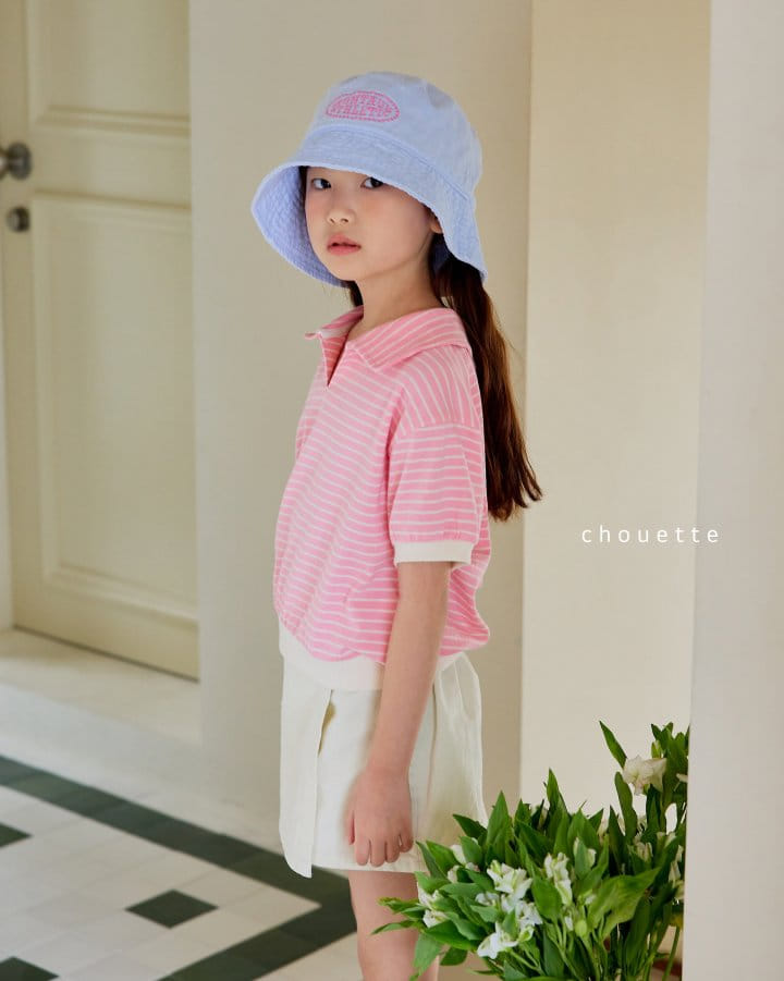 Chouette - Korean Children Fashion - #stylishchildhood - ST Collar Tee - 5