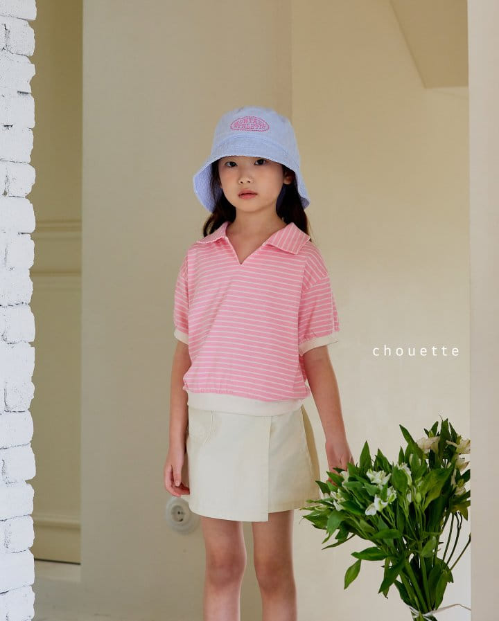 Chouette - Korean Children Fashion - #todddlerfashion - ST Collar Tee - 3