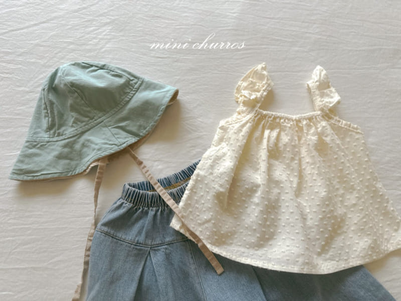 Churros - Korean Children Fashion - #childofig - Frill Wing Blouse - 8