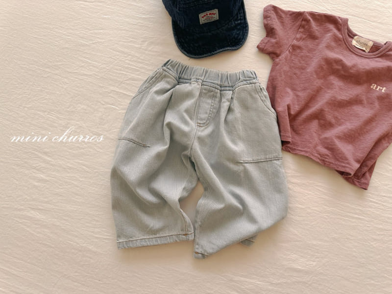 Churros - Korean Children Fashion - #discoveringself - Dart Denim Pants - 9