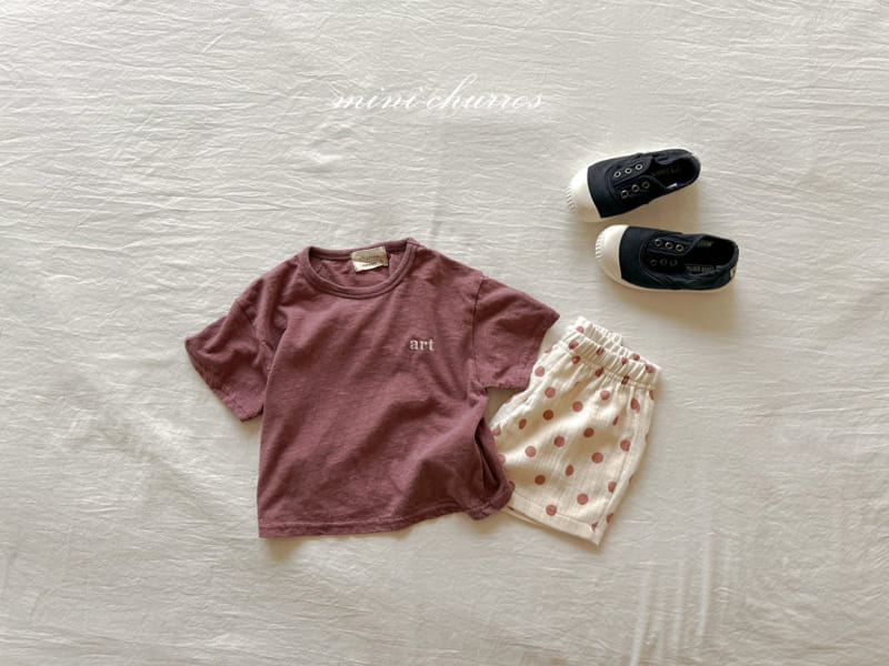 Churros - Korean Children Fashion - #discoveringself - Art Minimal Tee - 3