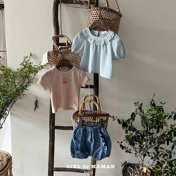 Ciel De Maman - Korean Baby Fashion - #babyboutiqueclothing - Denim Frill Bloomers - 8