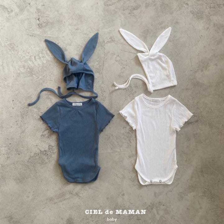 Ciel De Maman - Korean Baby Fashion - #babyfashion - Bunny Eyelet Body Suit