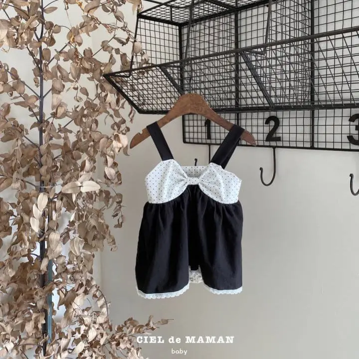 Ciel De Maman - Korean Baby Fashion - #babyfashion - Ribbon Body Suit - 2