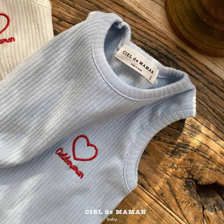 Ciel De Maman - Korean Baby Fashion - #babyfever - Apollo Heart Body Suit - 10