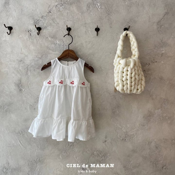 Ciel De Maman - Korean Baby Fashion - #babygirlfashion - Cherry One-Piece - 8