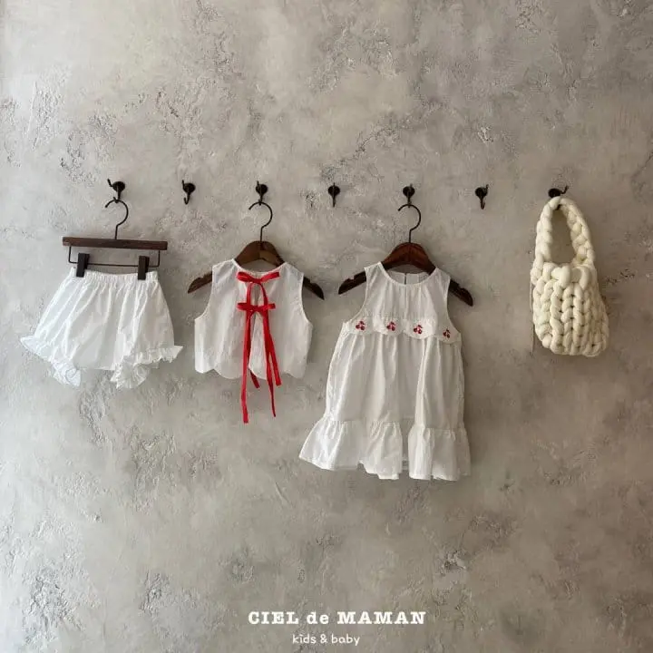 Ciel De Maman - Korean Baby Fashion - #babylifestyle - Cherry One-Piece - 9