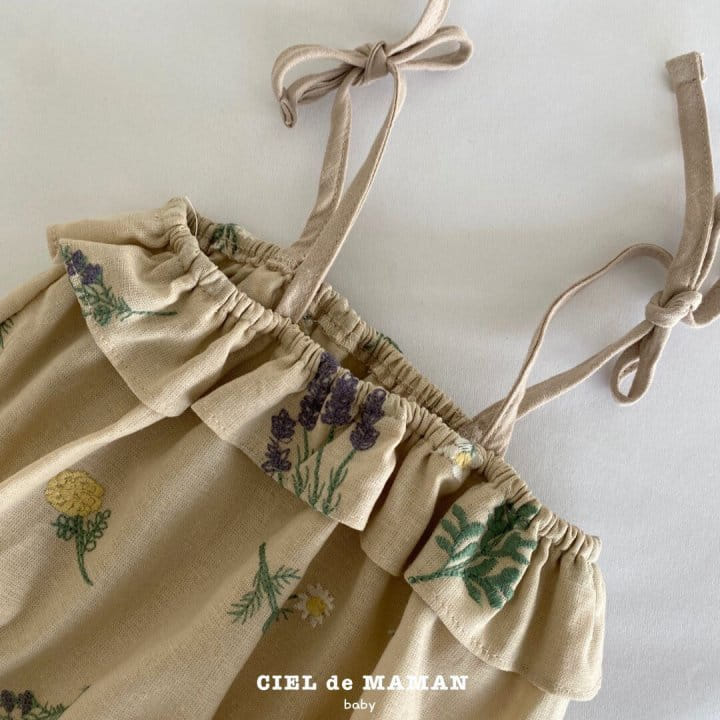 Ciel De Maman - Korean Baby Fashion - #babyoninstagram - Summer Embroidery Body Suit - 3